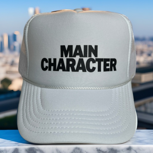 White Trucker Hat