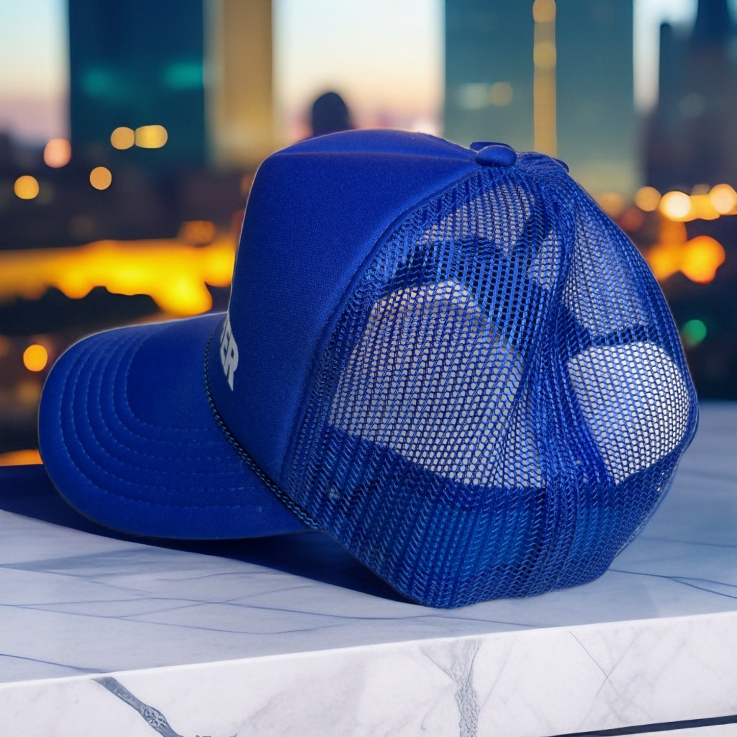 Blue Trucker Hat