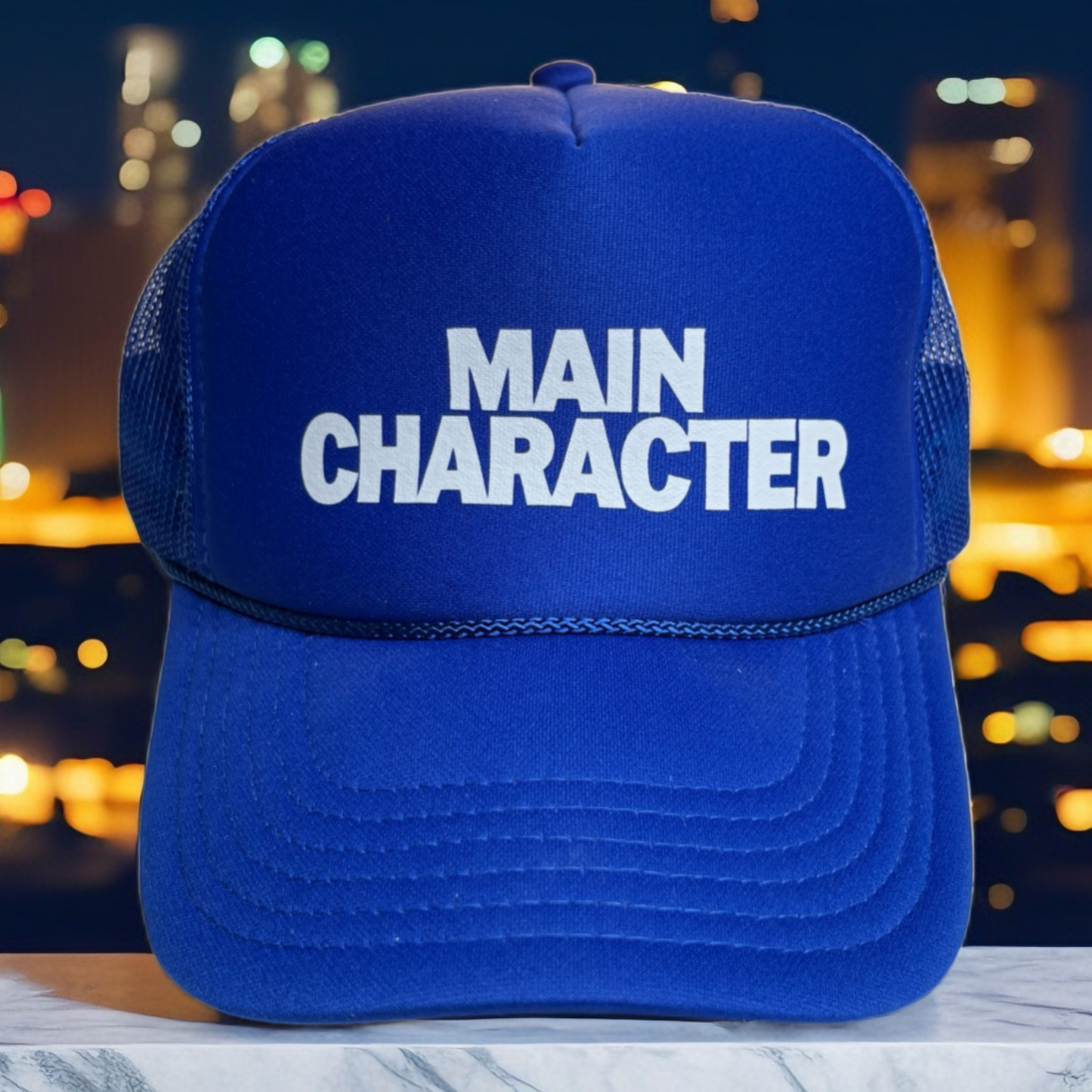 Blue Trucker Hat